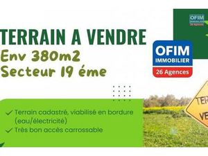 Terrain Viabilisé Constructible R+1 de 376 m² A VENDRE à 106 600€ - Tampon 19ème