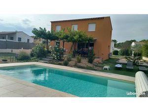 Cabries villa 5 pieces meublee avec piscine a louer proche aix tgv