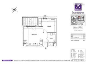 Appartement 2 pièces 44 m²