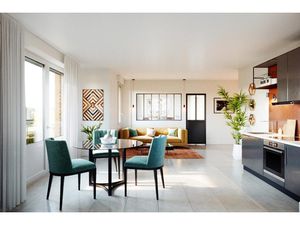 Appartement 4 pièces 3 chambres avec grande terrasse