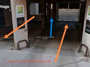 Parking couvert sécurisé très proche gare