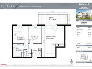 Vente appartement 3 pièces 61 m² Lingolsheim (67380)