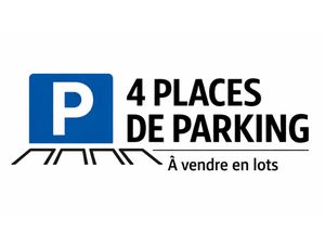 Lot de 4 parkings en sous-sol - Métro Charles-Michel