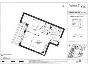 Location Appartement 2 pièces à Fleury-sur-Orne (14123) : à louer 2 pièces / 51m² Fleury-s