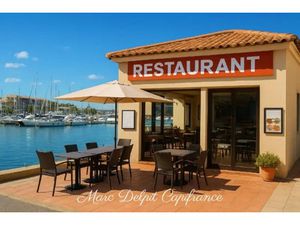 EXCLUSIVITE - À VENDRE – Fonds de commerce restaurant Les Capellans  en bord de marina à S