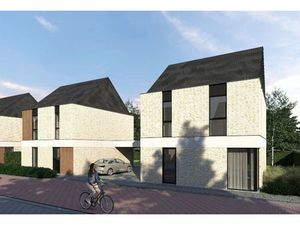 Moderne open bebouwing in groene wijk te Ertvelde