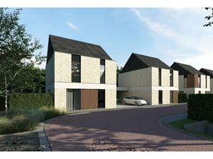 Moderne open bebouwing in groene wijk te Ertvelde