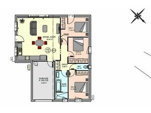 Vente maison neuf 4 pièces 80m2 Courçon - 180800 € - Surface Privée