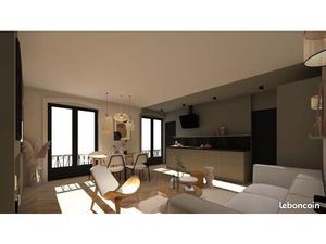 Location T3 Meublé – Vue Place de la Liberté – Idéal Colocation – Saint-Chamond