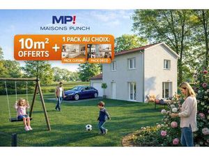 Terrain avec maison neuve à vendre