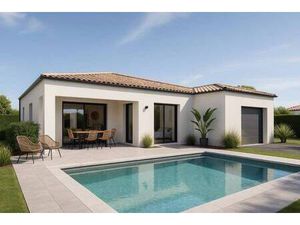 Terrain avec maison neuve à vendre