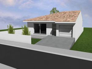Terrain avec maison neuve à vendre