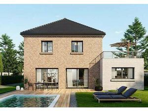 Terrain avec maison neuve à vendre