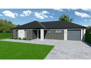 Terrain avec maison neuve à vendre