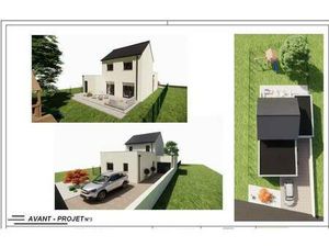 Terrain avec maison neuve à vendre