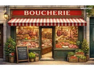 à vendre – fonds de commerce boucherie – charcuterie – épicerie