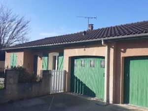 Loue maison F4 de plein pied avec garage et jardin