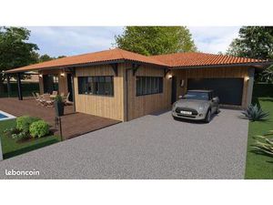 Terrain 1 000 m² Pompignac