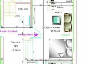 Studio 21m2 refait à neuf avec balcon et parking