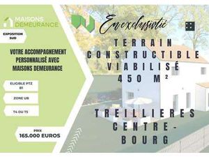 Vente Terrain à Treillières (44119) : à vendre / 450m² Treillières