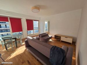 F2 meublé renové avec parking proche gares