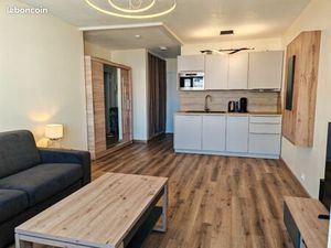 Appartement meublée rénové tout équipé 28m2 face frontière Suisse