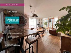 Vente Appartement 4 pièces à Nantes Éraudière-Renaudière (44000) : à vendre 4 pièces / 89m