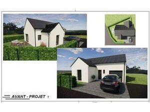 Terrain avec maison neuve à vendre