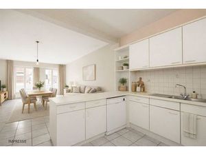 Gelijkvloers appartement met tuin en autostaanplaats