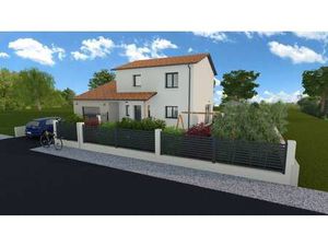 Terrain avec maison neuve à vendre