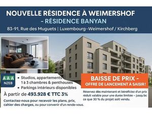 en vente Penthouse 65 6 m² – 939 731 € |Luxembourg-Weimershof