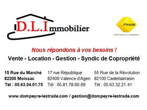 Location Maison 5 pièces 90m² MOISSAC 82200