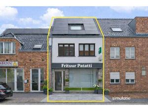 Handelspand in Olen met horeca- en andere mogelijkheden met bovenliggend appartement
