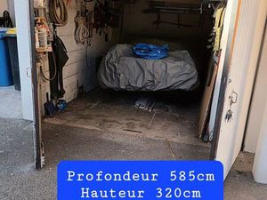 Vente garage de plein pied
