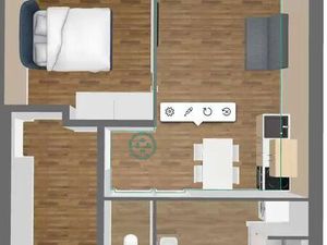 T2 33m2 refait à neuf avec place de parking- 2ème étage