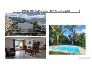 Meublé 3 chambres avec piscine centre ville