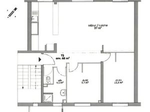 Appartement T3 idéal investisseur - Parc de la Rose