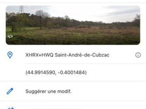 Terrain saint André de cubzac