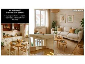 Maison 4 pièces – 75 m² habitables – Cholet