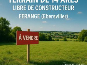 Terrain 1 398 m² Ebersviller