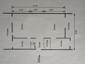 Orléans - Bureaux à louer - 98 m²