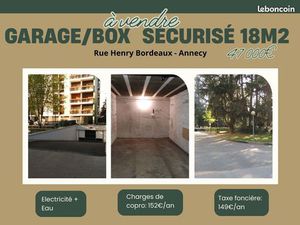 Box/Garage sécurisé - rue H.Bordeaux - Annecy - A vendre