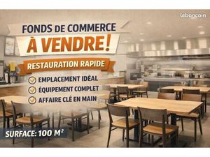 Fonds de commerce  restaurant 100 m² six fours les plages