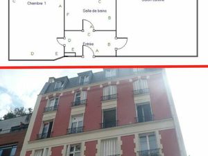T2 35m2 Porte de Clignancourt Paris 18e