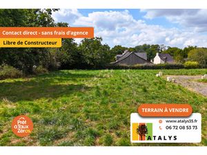 Vente terrain 355 m² Parthenay-de-Bretagne (35850)