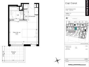 DIJON STUDIO NEUF 33m2 avec Terrasse et parking