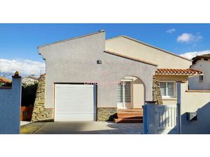 Barcarès  villa 4 faces de 132 m2 sur parcelle de 492 m2