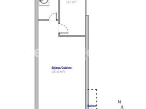 TOURNEFEUILLE  appartement – T2 d'environ 40 94m2 avec loggi