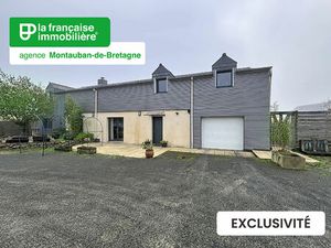 Spacieuse maison de 215 m² + logement locatif - Proche bourg - Montauban-de-Bretagne