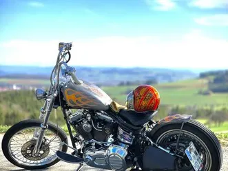 harley-softail-evo-bobber-chopper-old-school-custom-kesstech